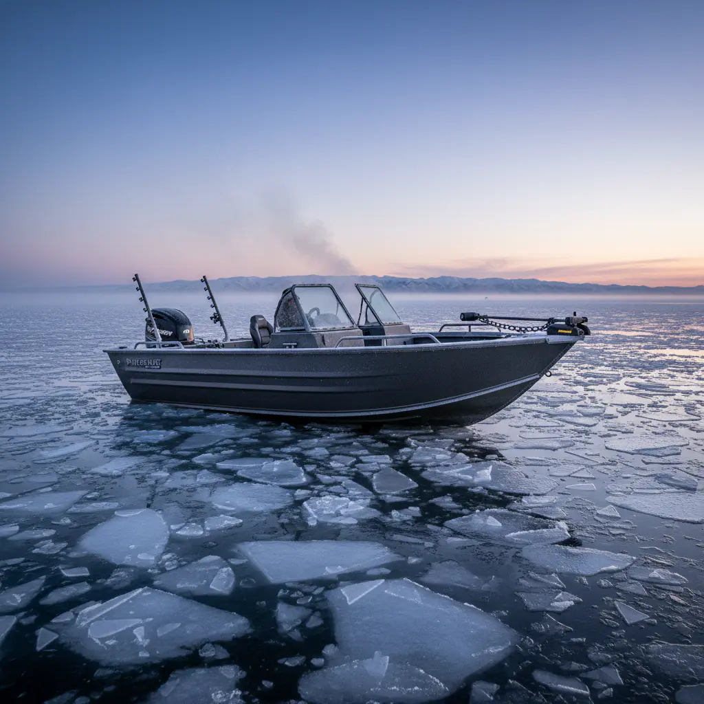 Aluminum fishing boat