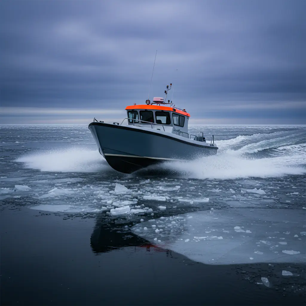 Small agile fishing boat